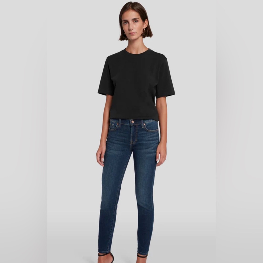 7 For All Man Kind the Ankle Skinny Jeans